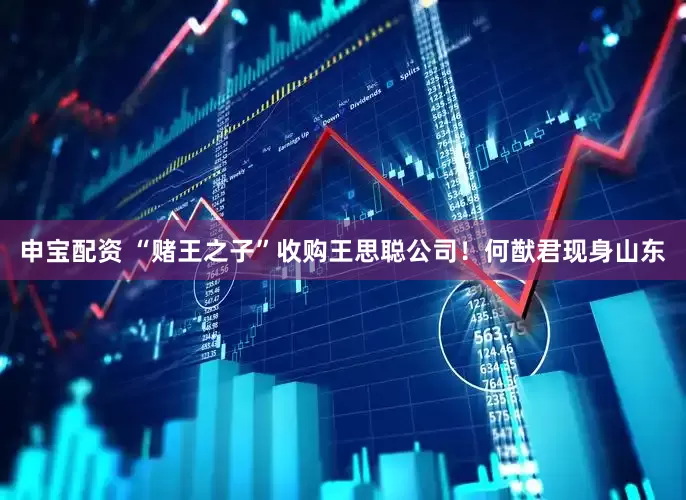 申宝配资 “赌王之子”收购王思聪公司！何猷君现身山东