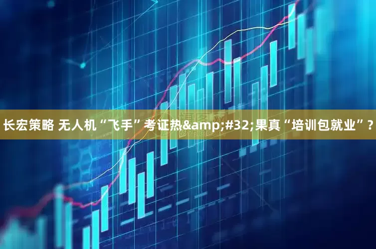 长宏策略 无人机“飞手”考证热&#32;果真“培训包就业”？