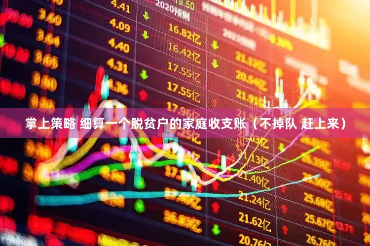 掌上策略 细算一个脱贫户的家庭收支账（不掉队 赶上来）
